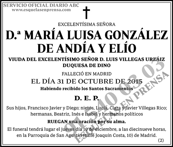 María Luisa González de Andía y Elío